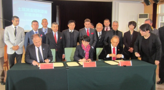 TUÇİAD – Shandong Ticaret Odası İşbirliği Protokolü İmza Törenimizden